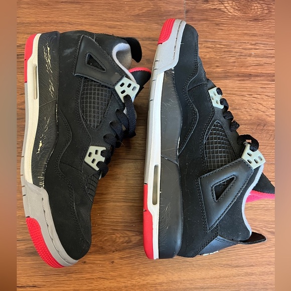 JORDAN 4 RETRO GS 'BRED' 2012 Size 6.5Y - Picture 5 of 6